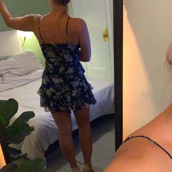 🙏🏼 Saints + Secrets Navy Blue Mini Dress 🙏🏼 - Picture 4 of 10